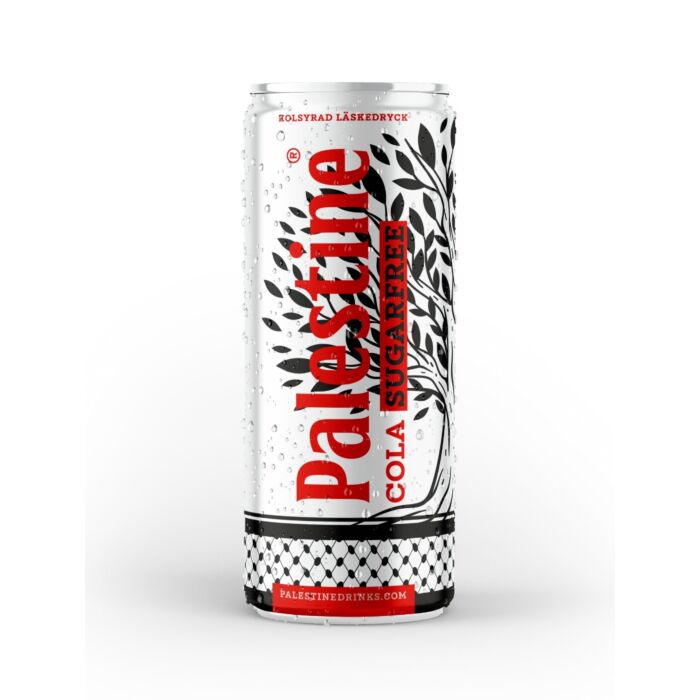 Palestine Cola - Palæstina Cola - Original, sukkerfri og orange (330 ml)