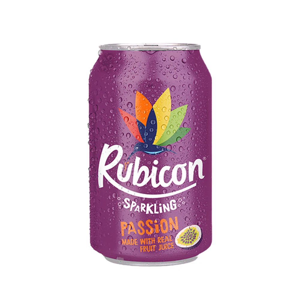 Rubicon Passionsfrugt med brus og rigtig frugt juice