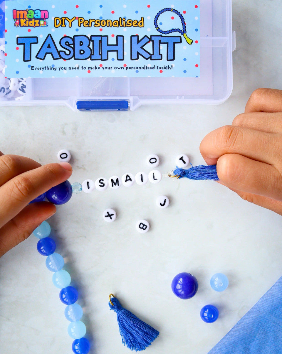 DIY (Tasbih Making Kit with Dhikr Cards) - Lav din egen tasbih