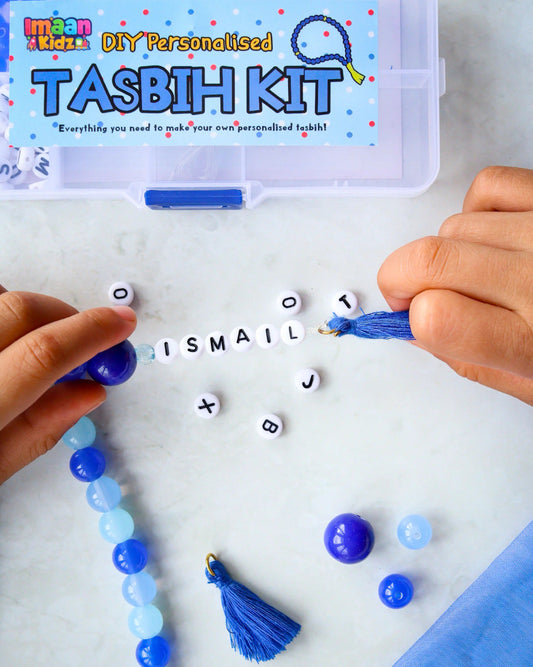 DIY (Tasbih Making Kit with Dhikr Cards) - Lav din egen tasbih