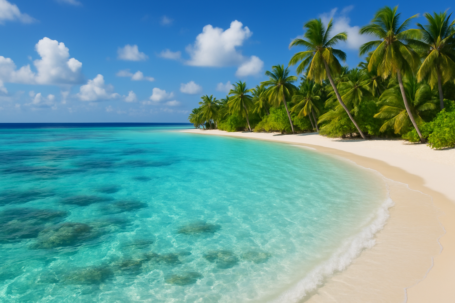 a lagune azur blue sea