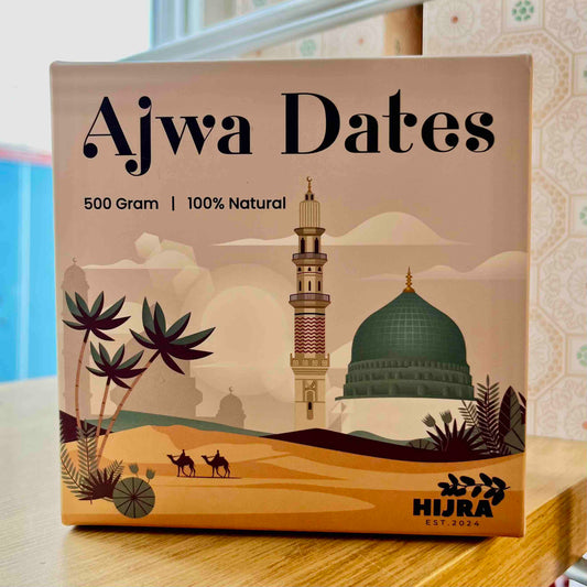 Ajwa dadler fra Hijra - 500g