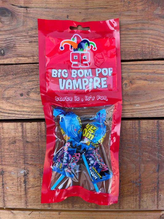 Big Bom Pop Vampire slikkepinde og tyggegummier - 65g