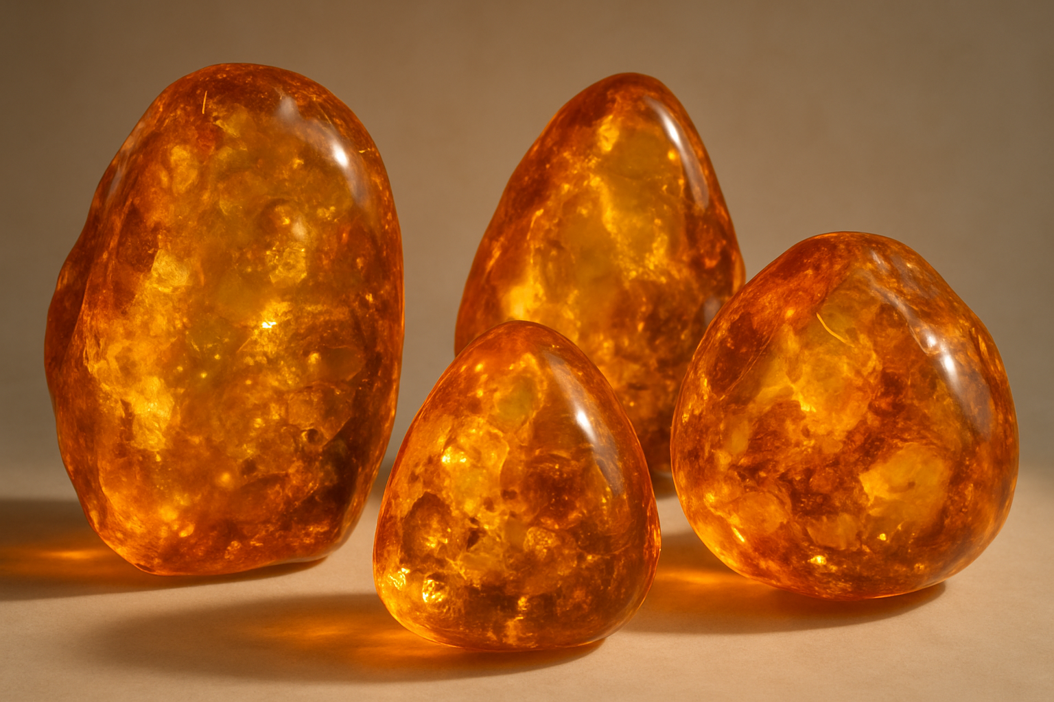 big pieces of amber