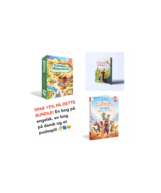 BUNDLE - Profeten Muhammadﷺ puslespil, Super Sahaba bogen og 365 dagen med Profeten