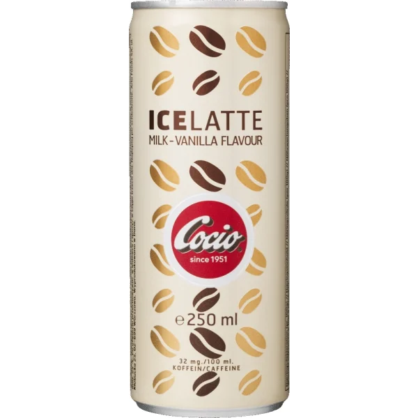 Cocio - Ice Latte - Iskaffe med vaniljesmag - 250ml