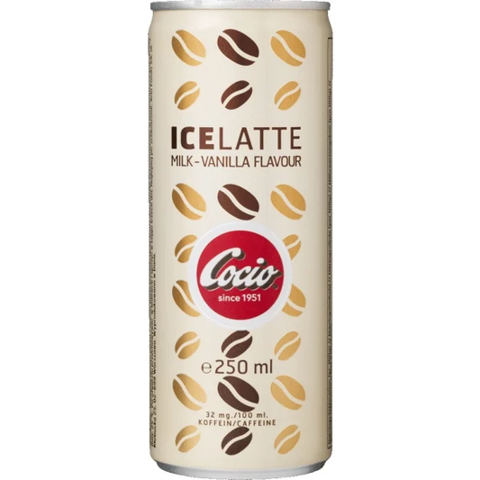 Cocio - Ice Latte - Iskaffe med vaniljesmag - 250ml