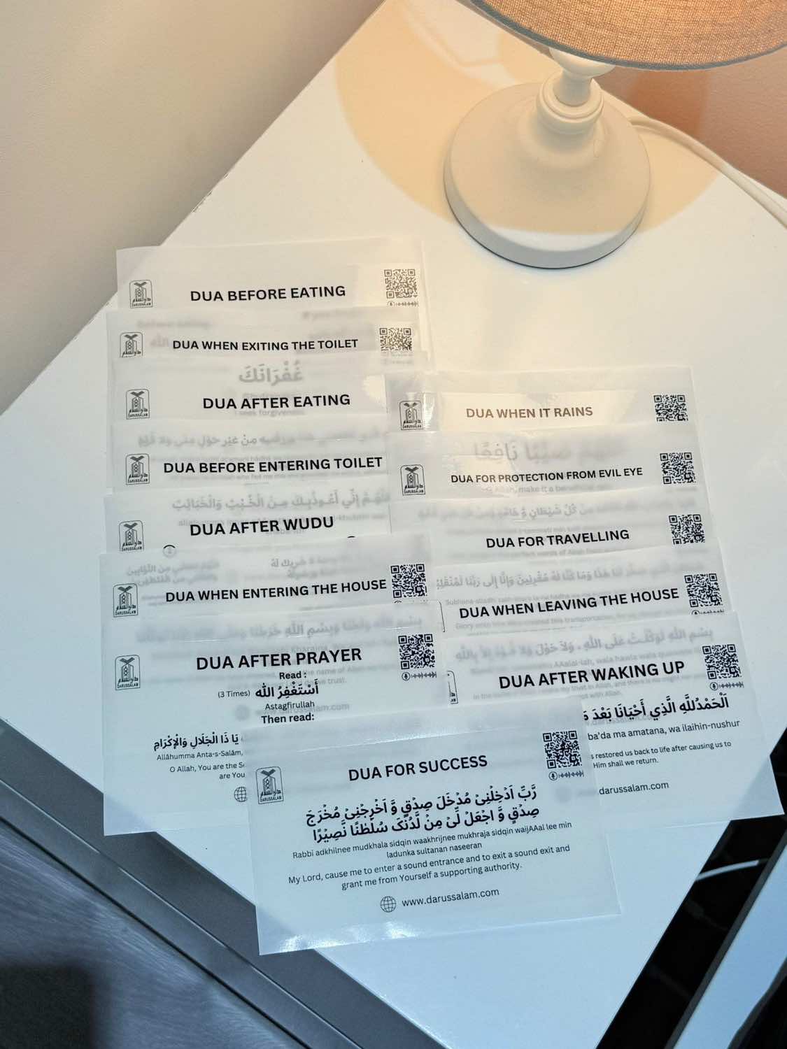 Dua stickers - 15 stk - 8x16cm