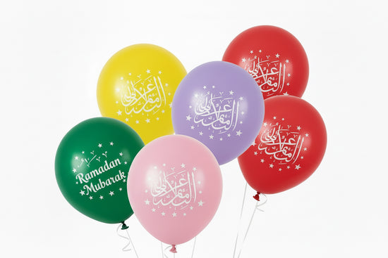 Eid Mubarak Balloner (10 stk)