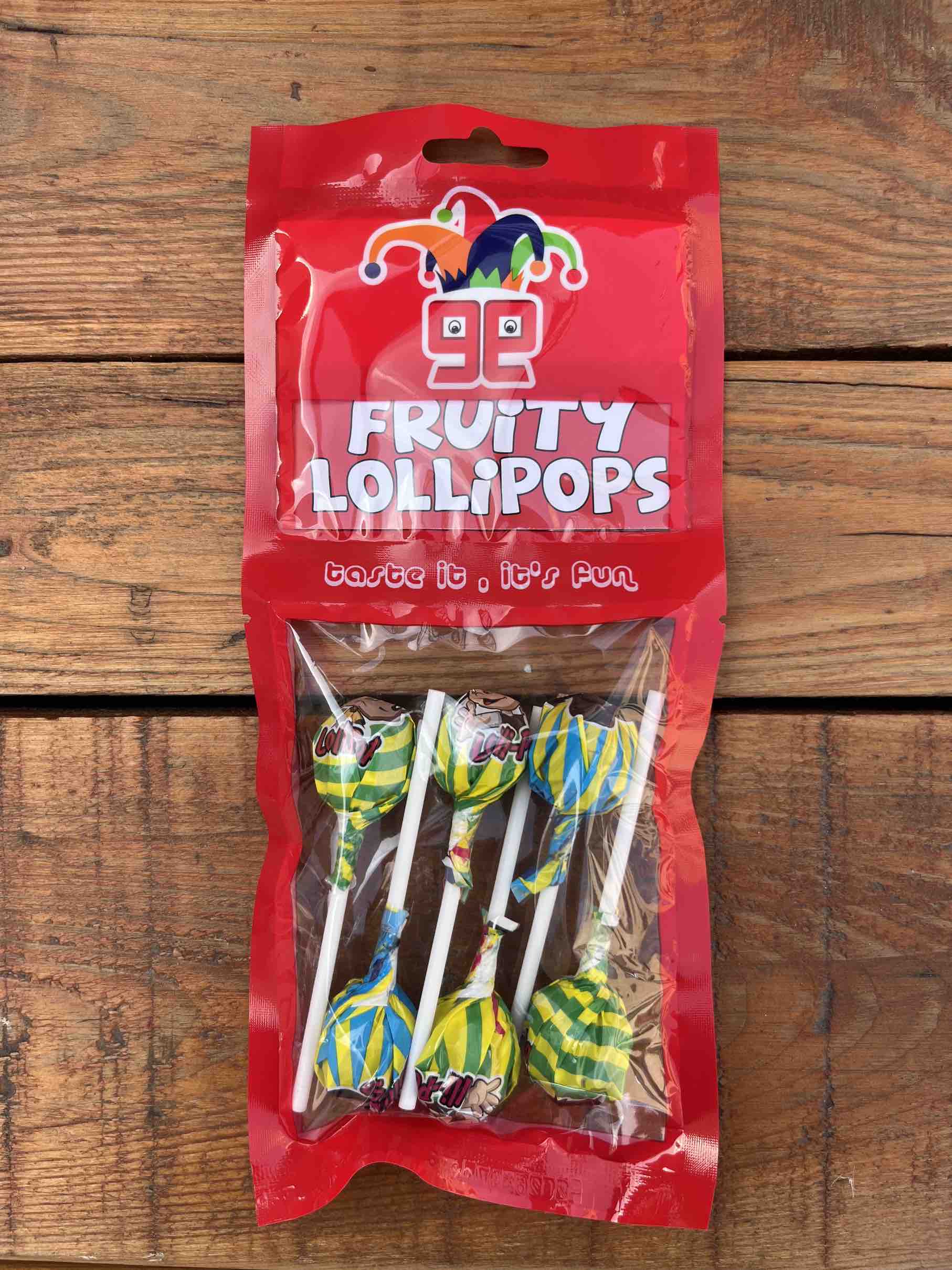Fruity Lollipops 6 stk slikkepinde - 60g