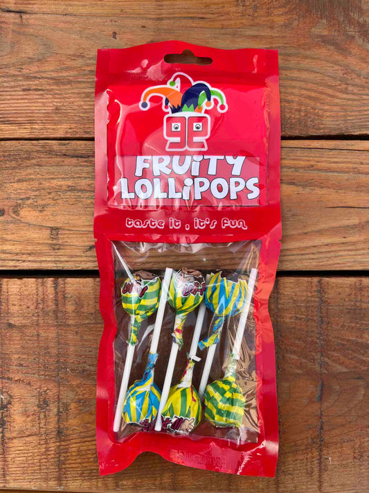 Fruity Lollipops 6 stk slikkepinde - 60g