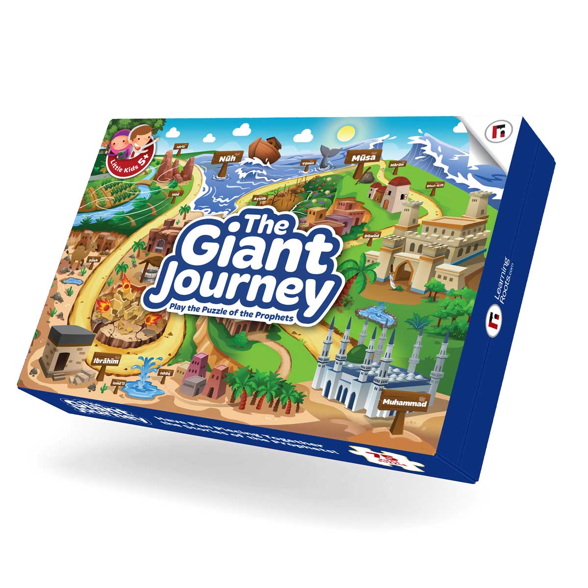 Spil- The Giant Journey spil om profeterne - puslespils-spil - 75 stykker - alder 5+
