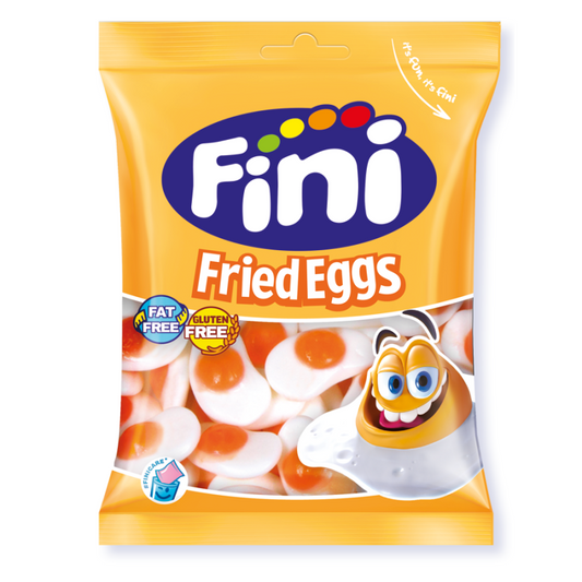 Fini - Fried Eggs - fedtfri og glutenfri vingummi spejlæg - 75g