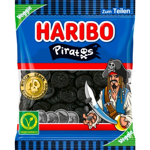 Haribo - Piratos - Ekstra stærk - 175g - Vegan