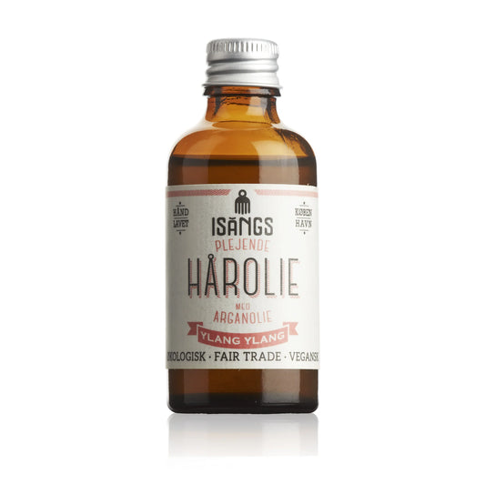 Isangs - Plejende økologiske hårolie med Arganolie og Ylang Ylang - 50ml