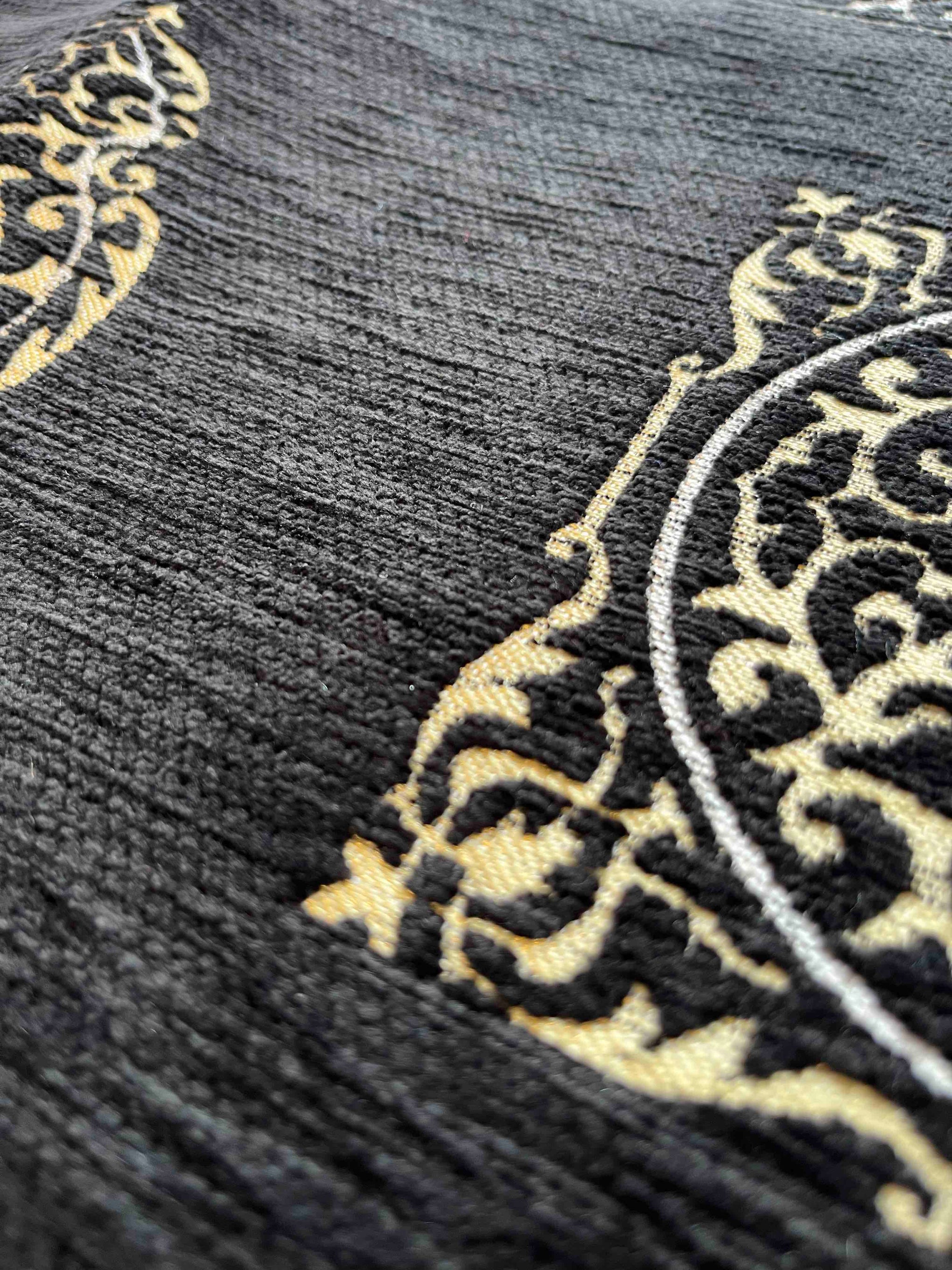 Bedetæppe - Kabah Kiswah - Sort - 125x68cm