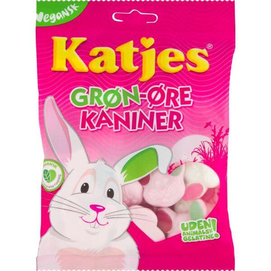 Kajtes - Grøn-øre Kaniner - 175g - Vegan vingummi