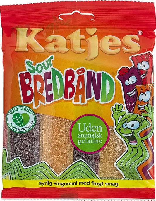 Katjes - Sour Bredbånd - 110g - Vegan
