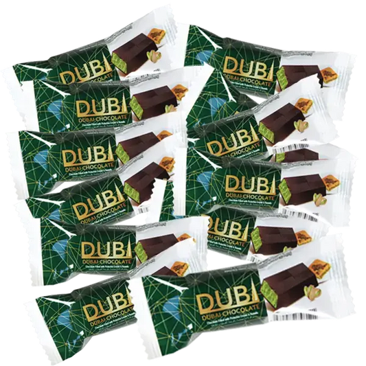 Mini Dubai Chokolade med Pistacie og Kunafa - 11g
