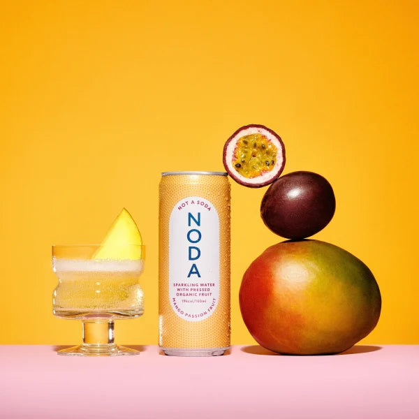 NODA - Mango og passionsfrugt med brus - 330ml