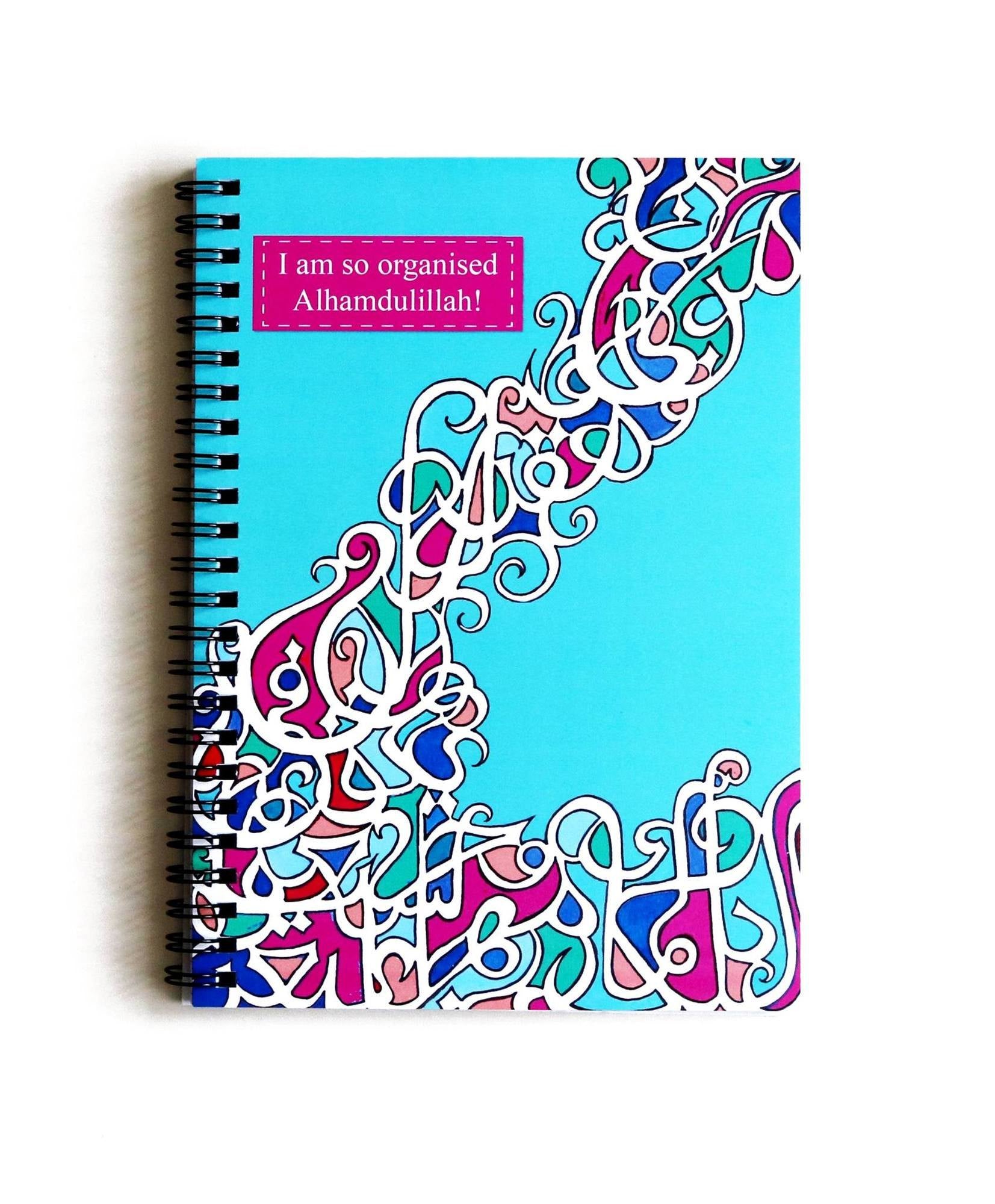 Notesbog - I am so organised Alhamdulillah!