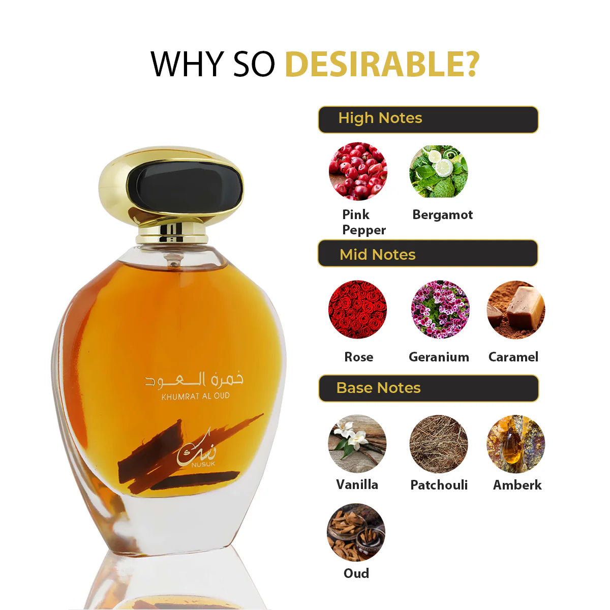 Nusuk - Khamrat Al Oud for begge køn - 100ml