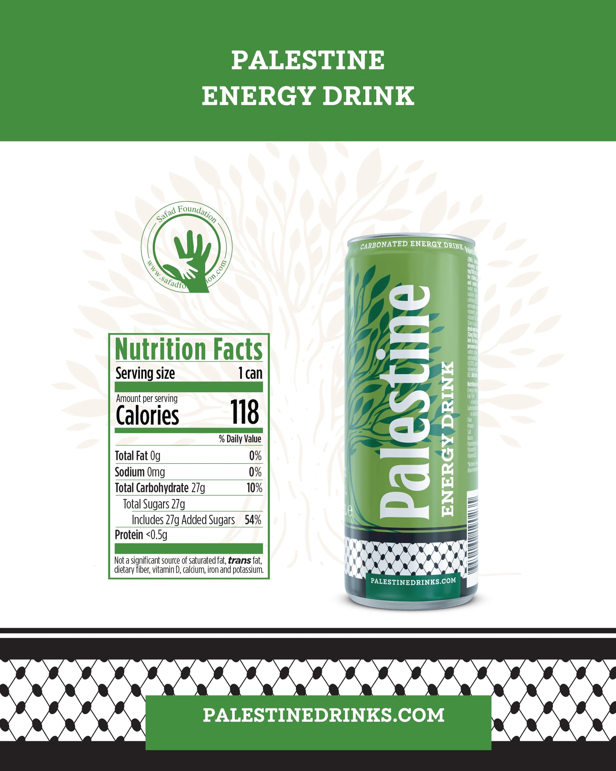 Palestine - energidrik - 250ml
