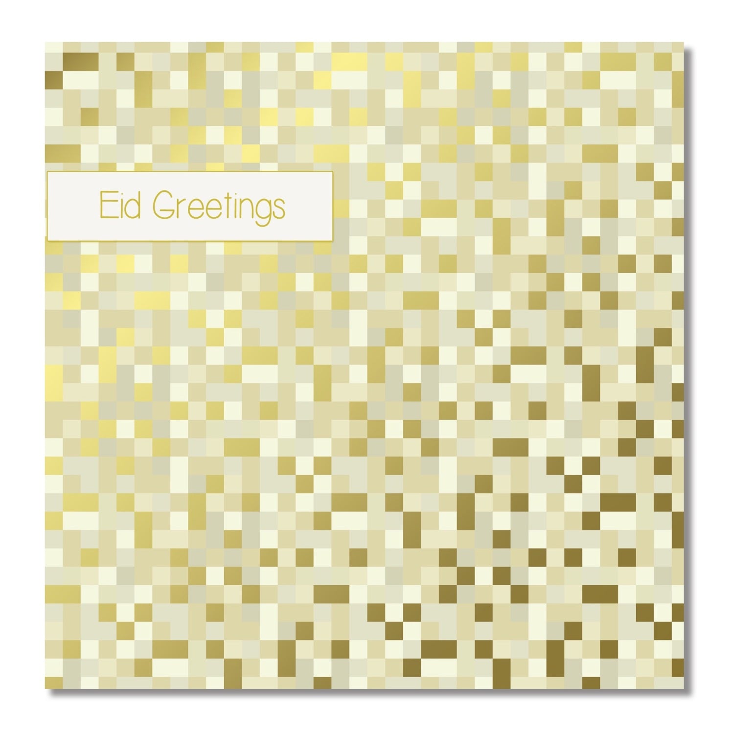 Postkort - Eid Greetings - Gold Dust