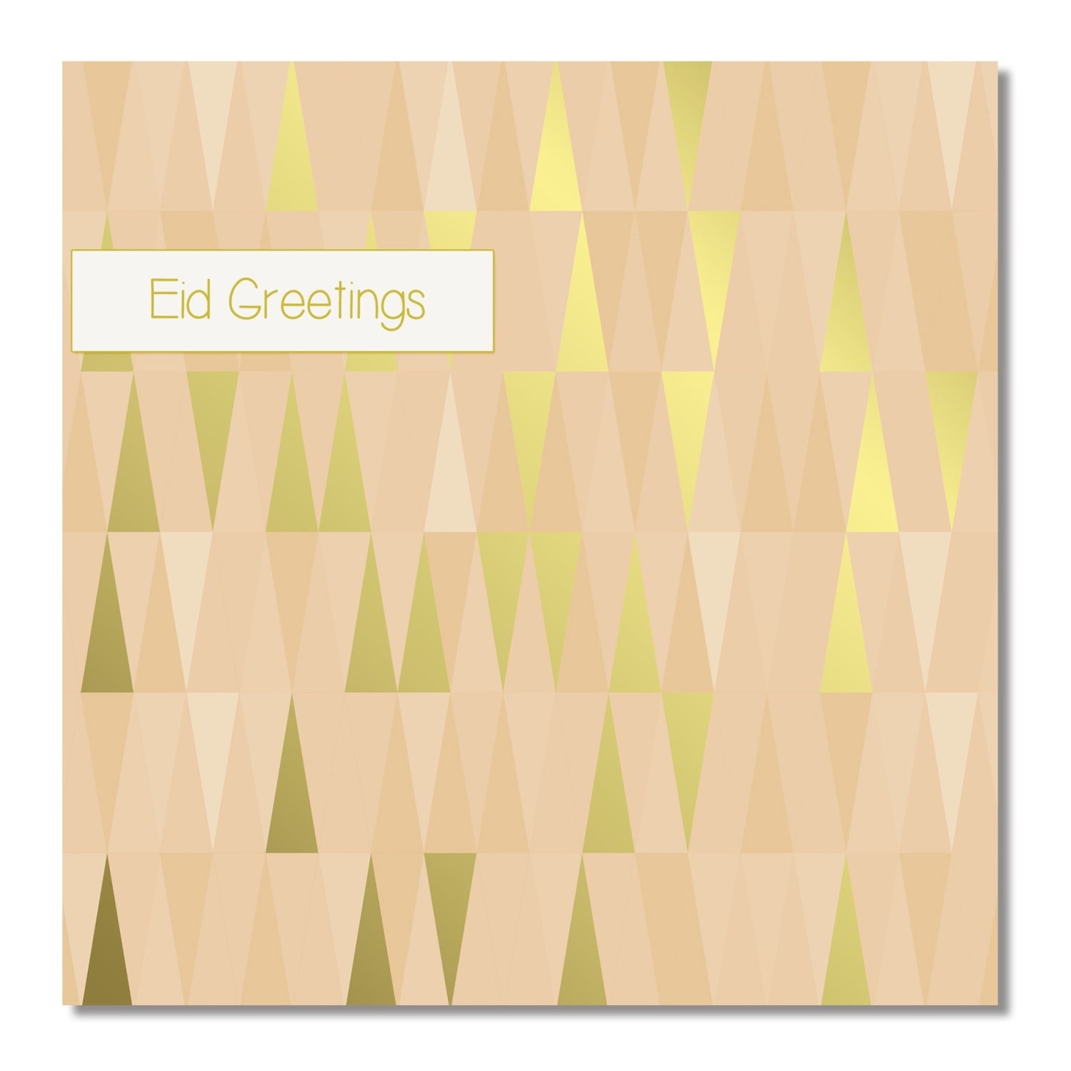 Postkort - Eid Greetings - Peach