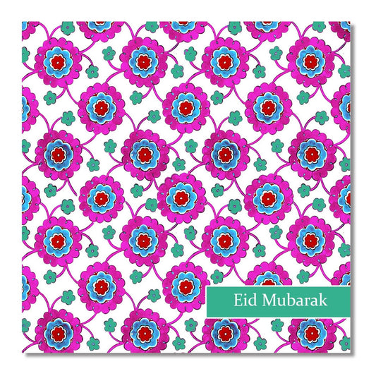 Postkort - Eid Mubarak - Topkapi Pink
