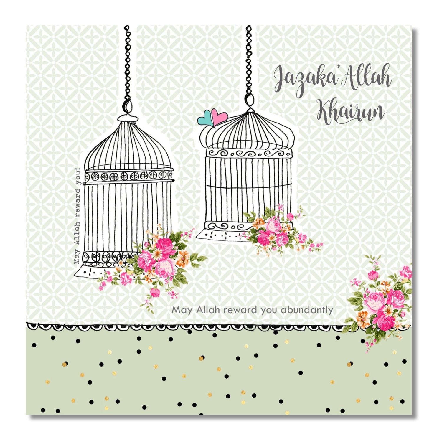 Postkort - JazakAllah Khairun