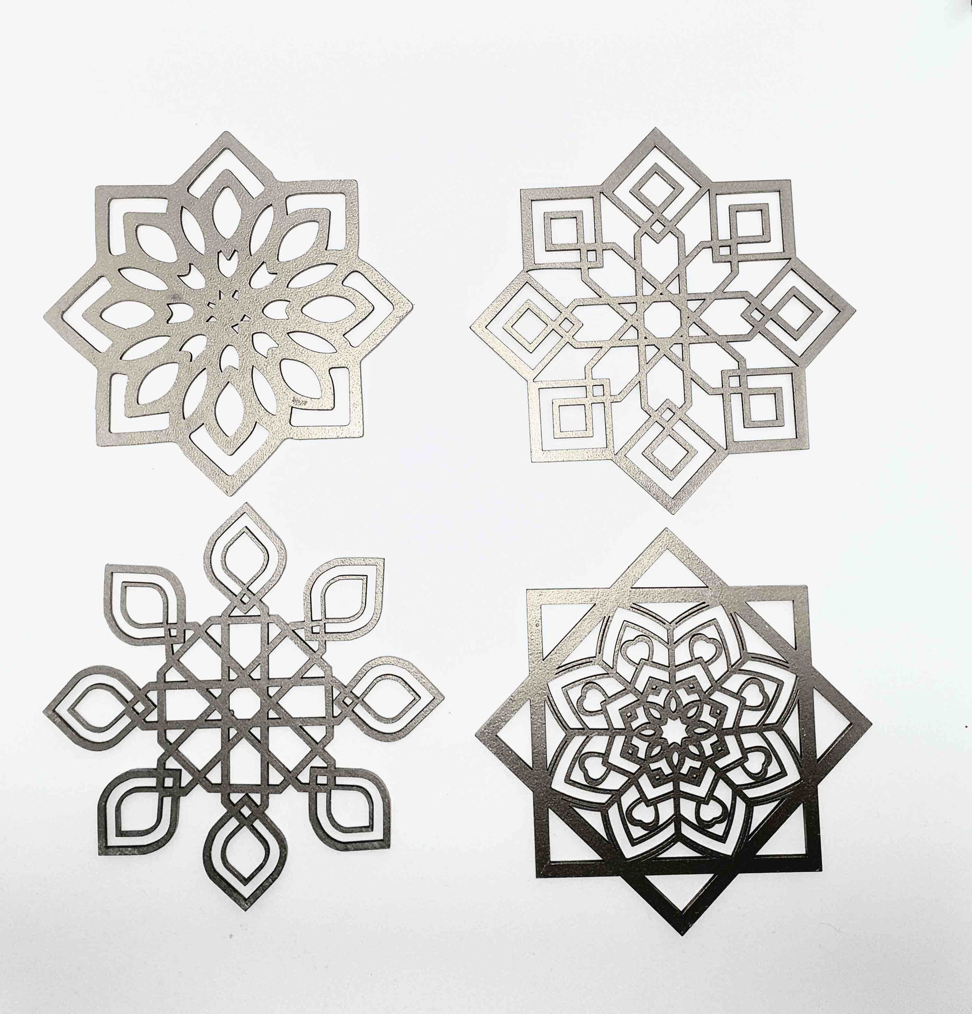 Ramadan og Eid pynt (14 cm træ i sølv)