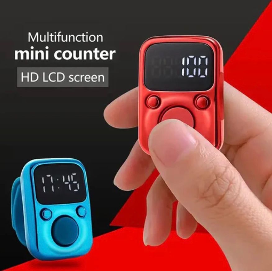 USB-opladelig Tasbih med LCD