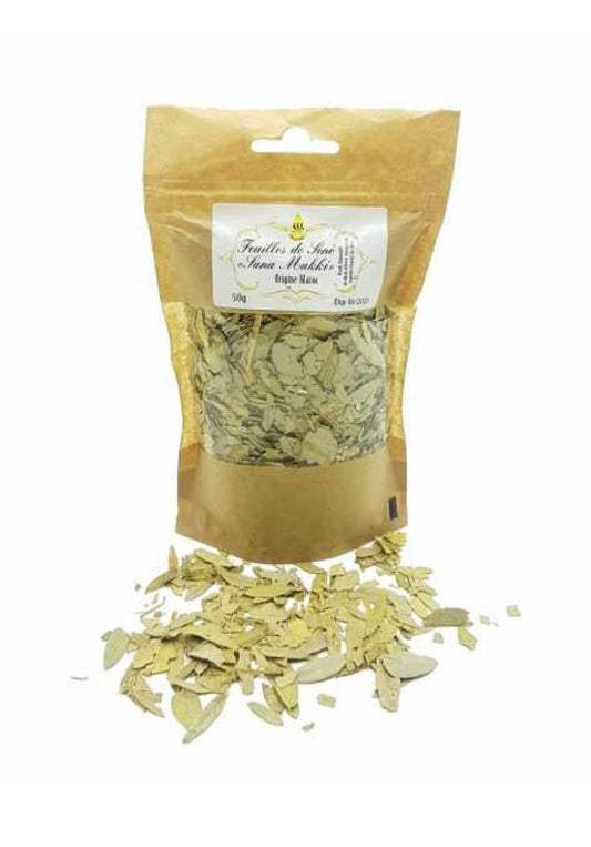 Økologiske tørrede Sennesblade - Senna Makki Leaves - 50g