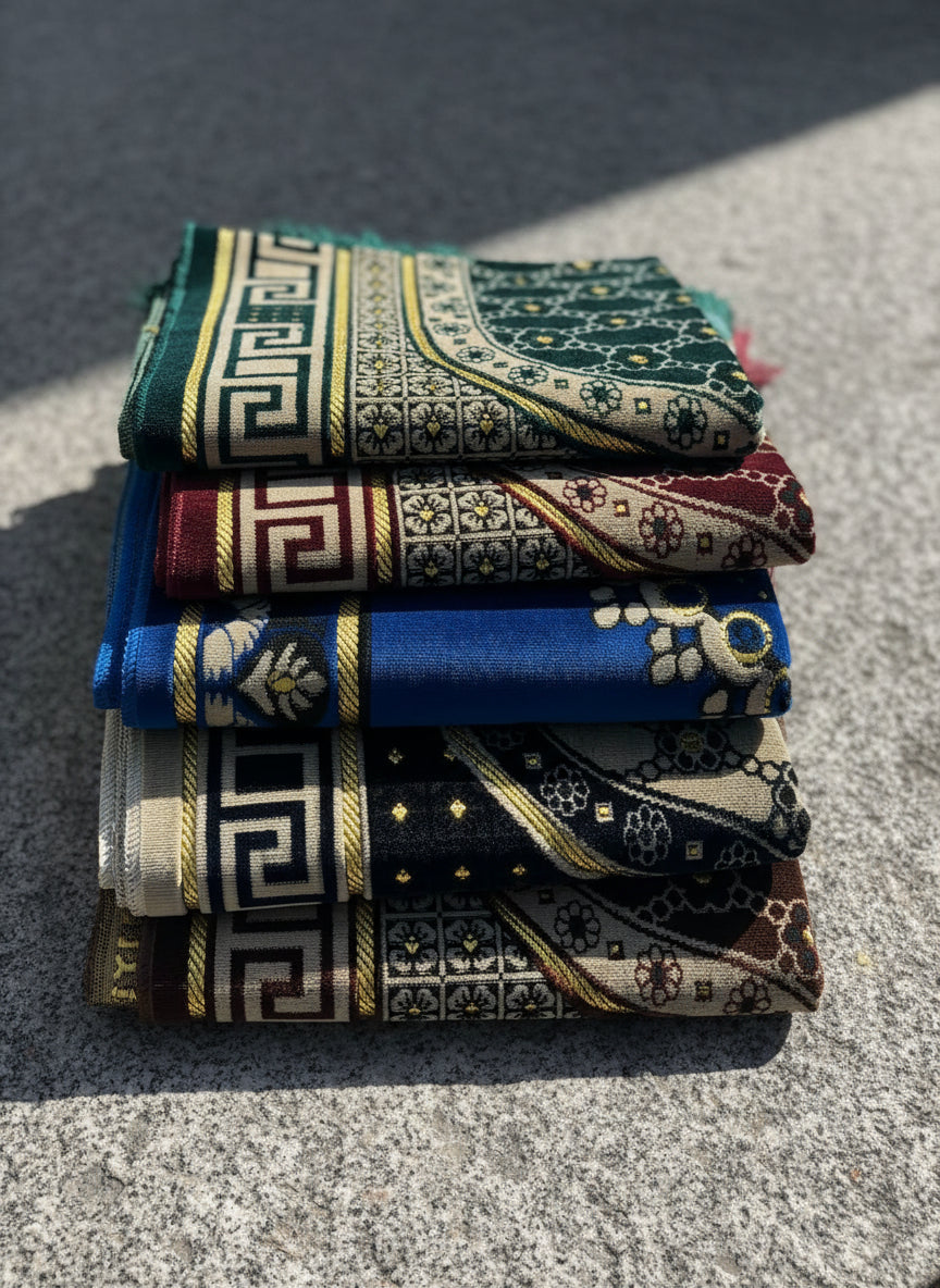 Bedetæppe - forskellige farver