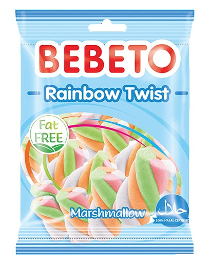 Skumfiduser - Regnbue - Rainbow Twist - 275g - marshmallows