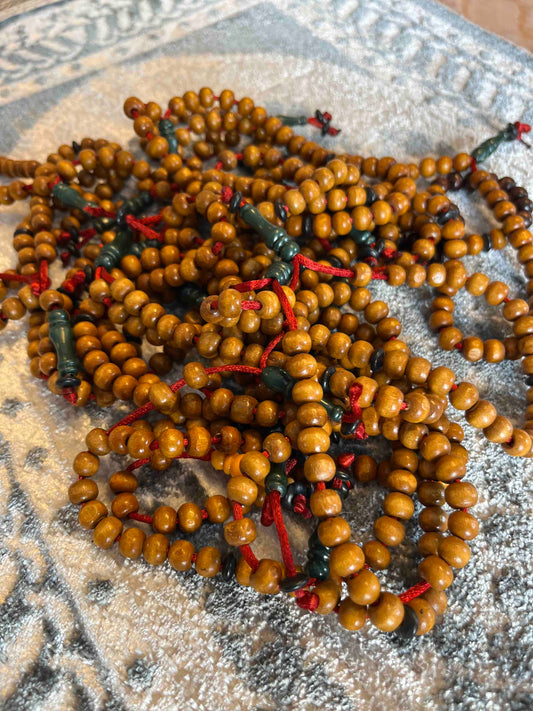 Tasbih - Bedekrans - 33 perler af træ