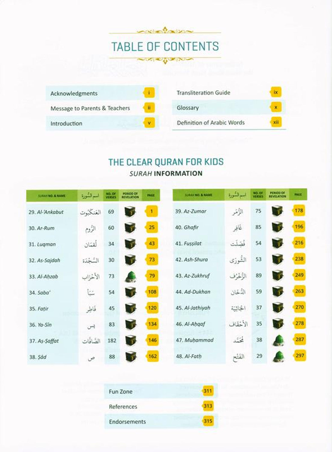 The Clear Quran® for Kids - Surah 29-48 - Volume 3
