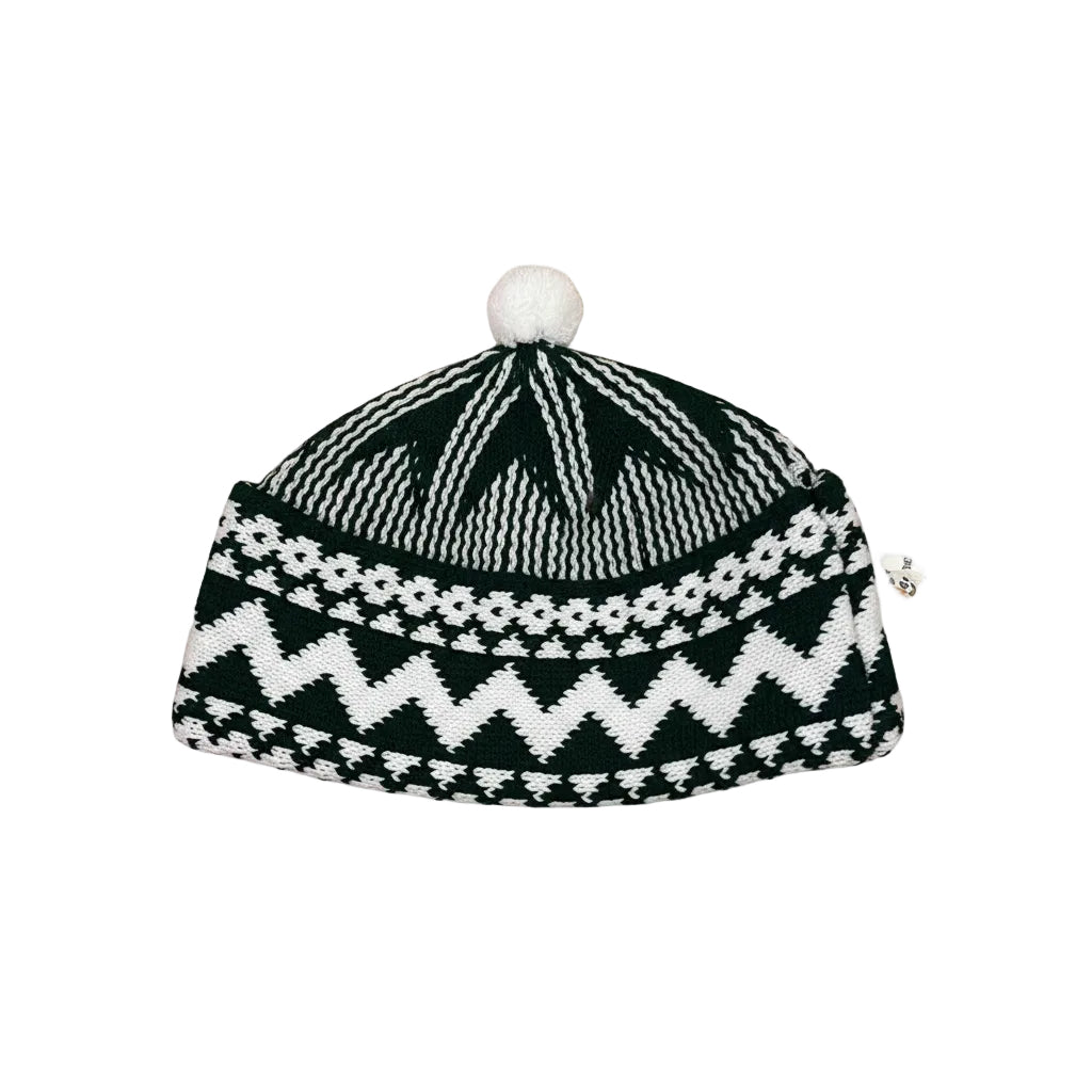 Tyk uld vinter Kufi hue | Blå | Grøn | Sort
