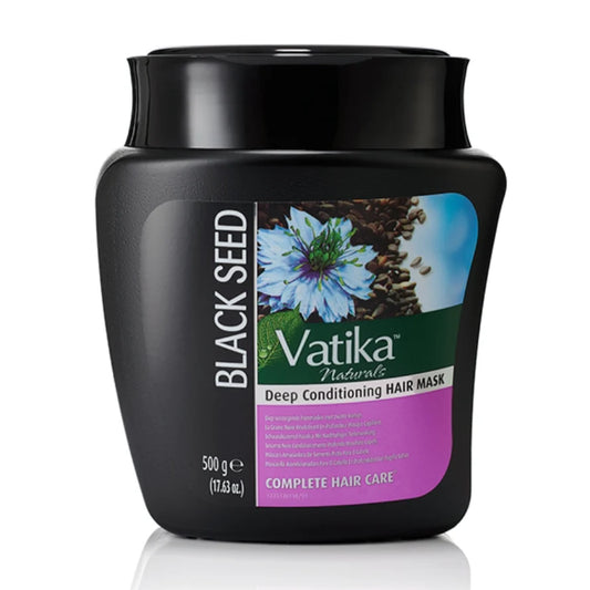 Vatika - Naturals Blackseed Hair Mask Multivitamin Sortkommen hårolie - 500g og 1kg