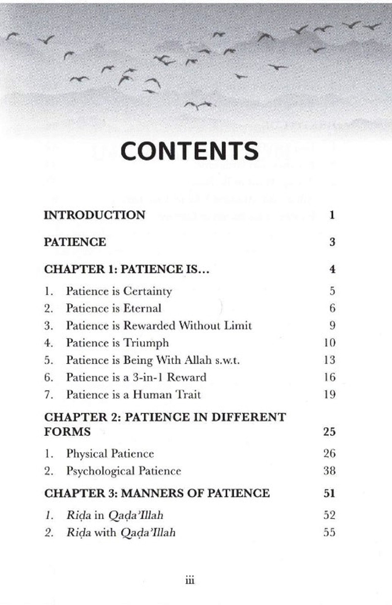 Wings of Faith - Patience and Gratitude - Tanemmelighed og Tålmodighed