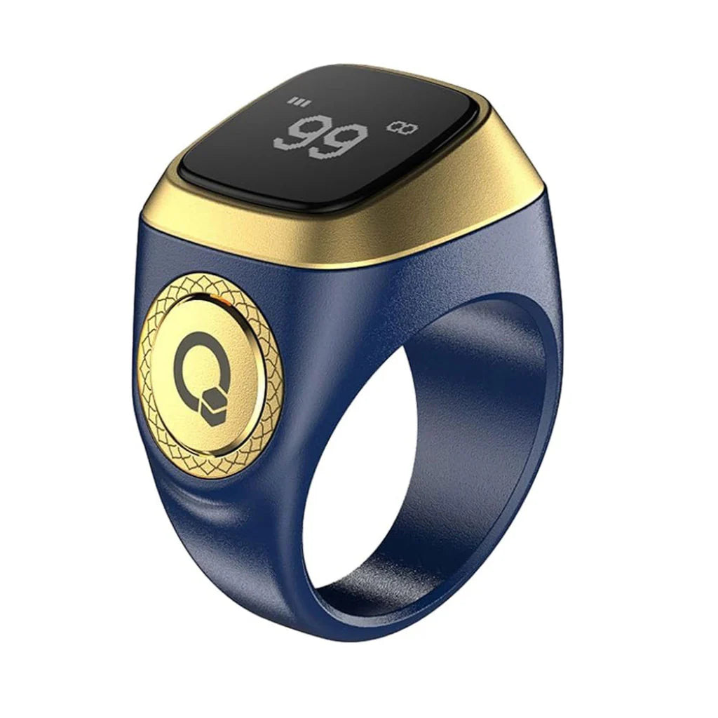 iQibla Zikr ring med bedetider - 18mm og 20mm